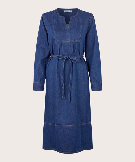 Nisha Dress, Dark Denim