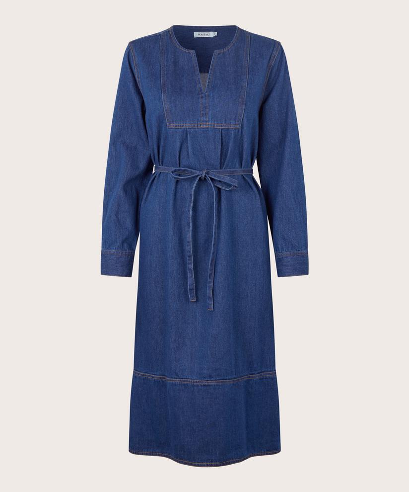 Nisha Dress, Dark Denim