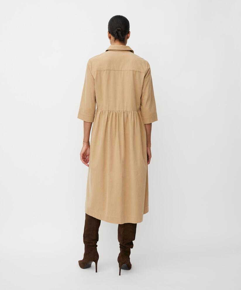 Nynisla Shirt Dress, Travertine