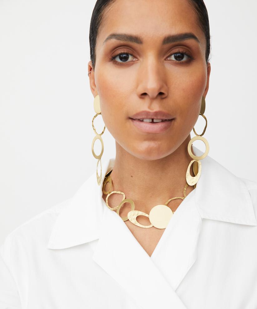 Rumani Earrings, Gold