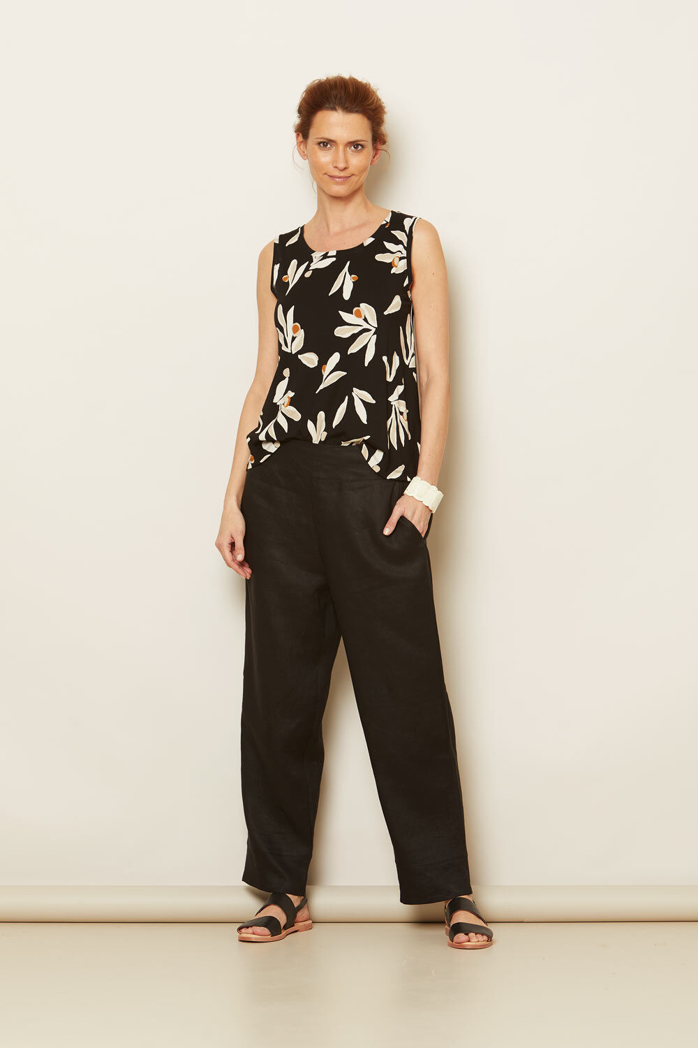 PAHIDA TROUSERS, Black