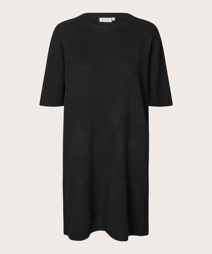 Nyrovia Woolen Dress, Black