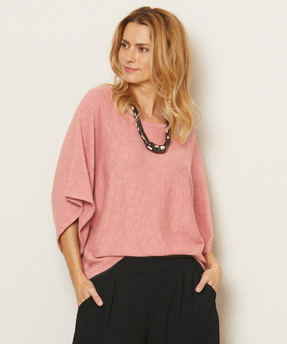 FABIA TOP, Ash rose