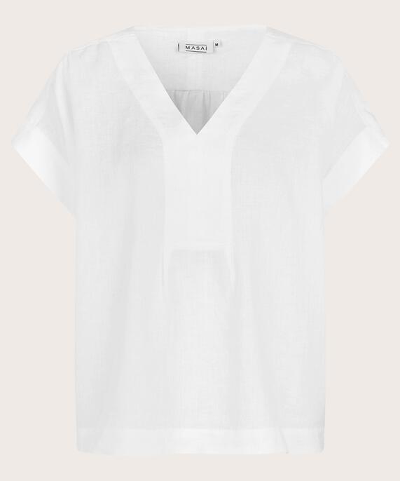 Braidy Blouse, White