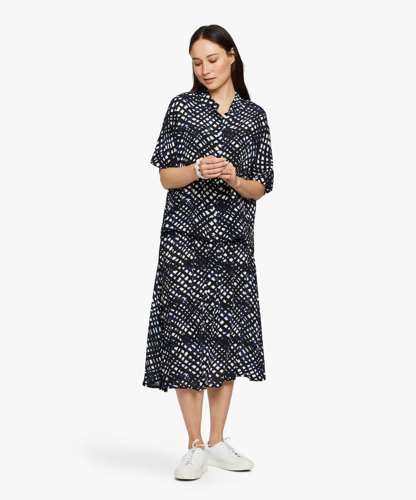SONDRA SKIRT, Medieval blue