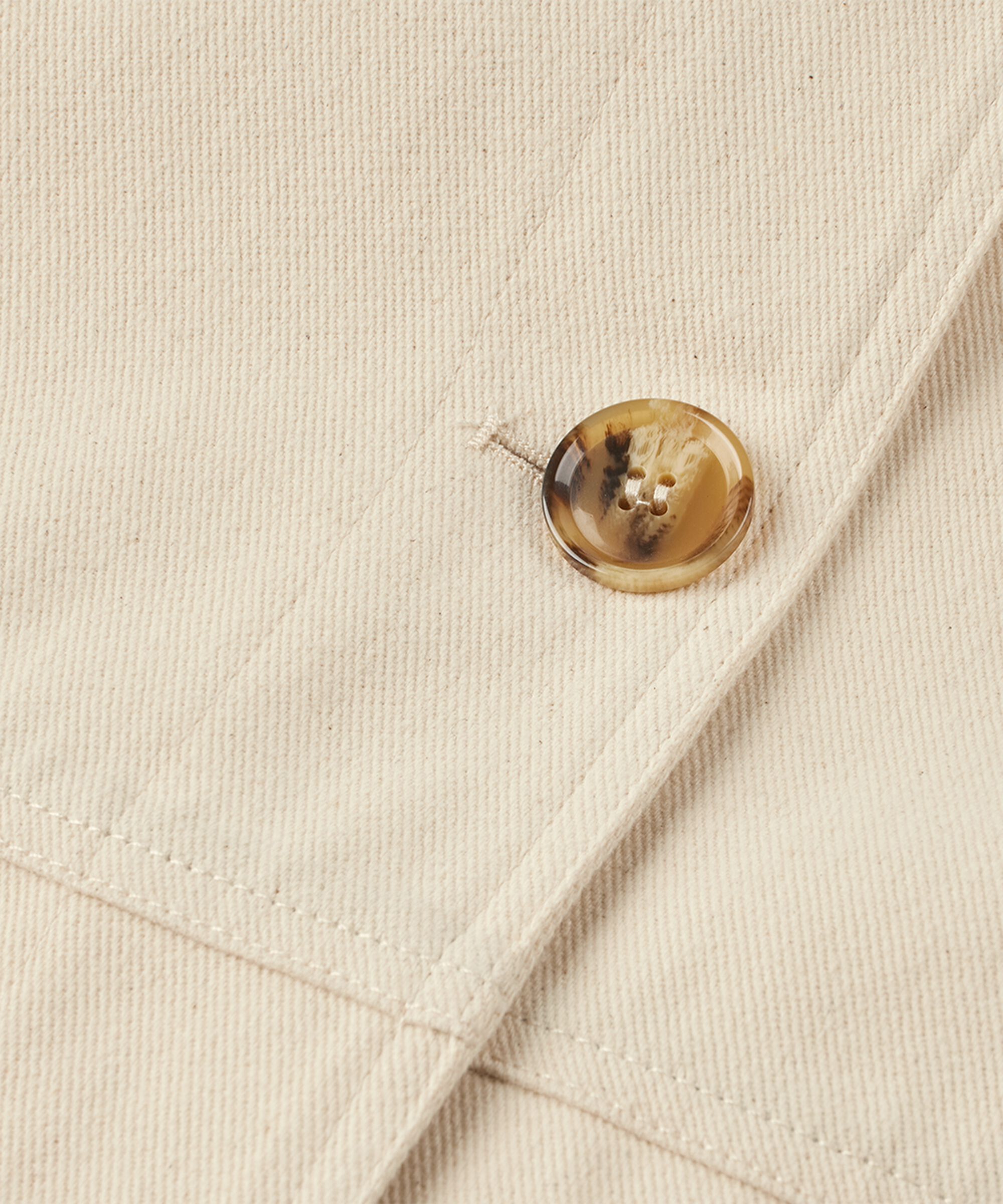 Teddie Coat, Oyster White