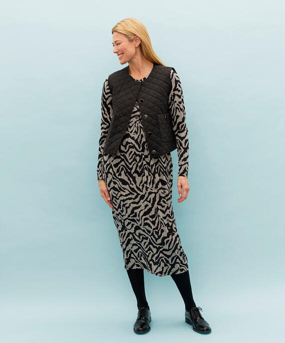 Nilana JERSEY dress, Black