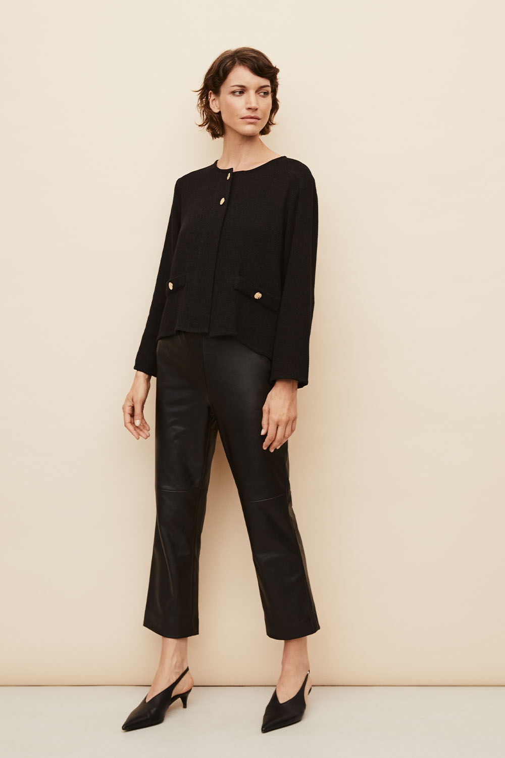 Julithra Jacket - Black, Polsmic Trousers - Black