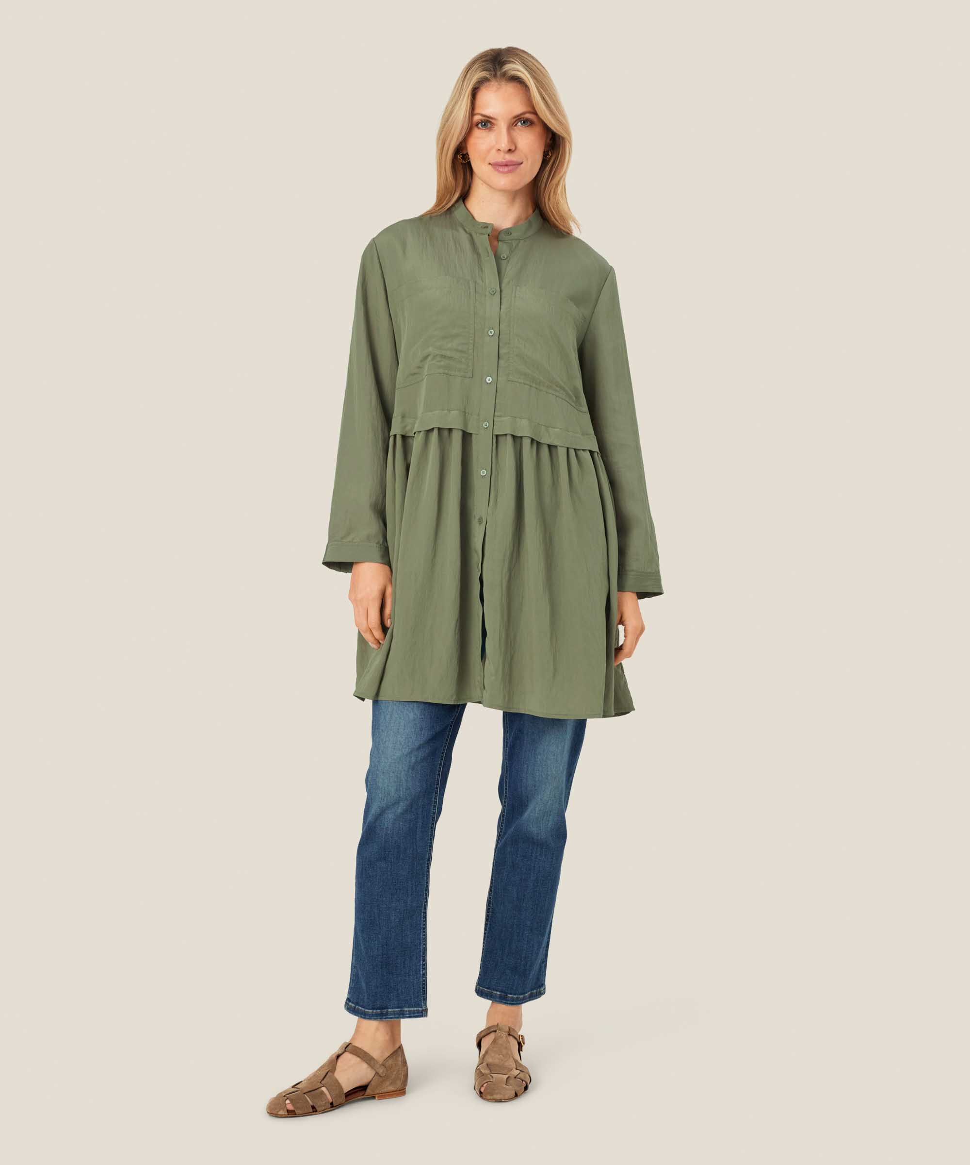 Ilenia Shirt, D. Lichen Green