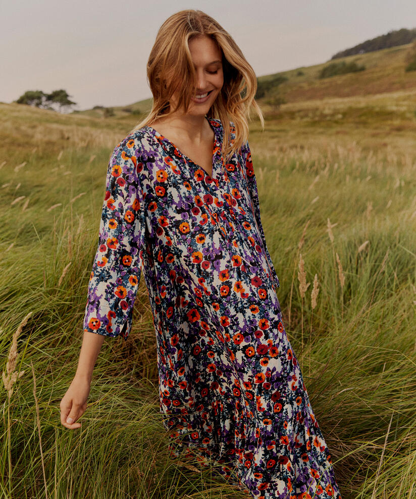 Nampula Dress, Meadow Violet