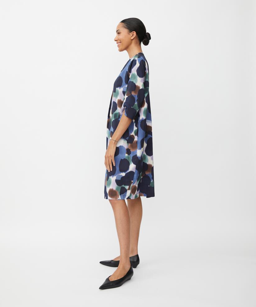 Nodetta Dress, Navy Blazer