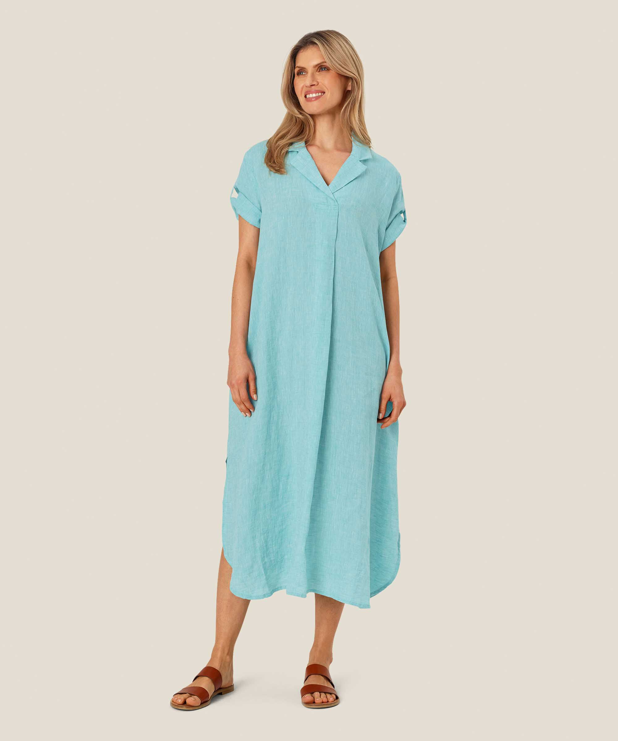 Nixana Dress, Aqua