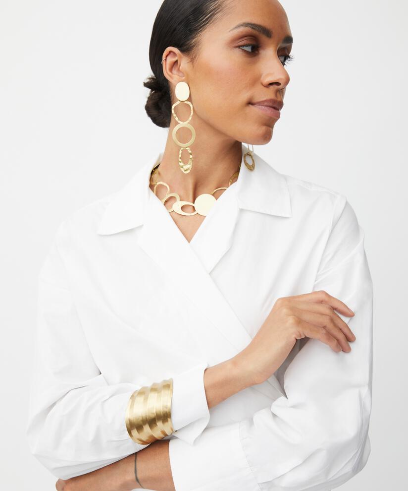 Rumani Earrings, Gold