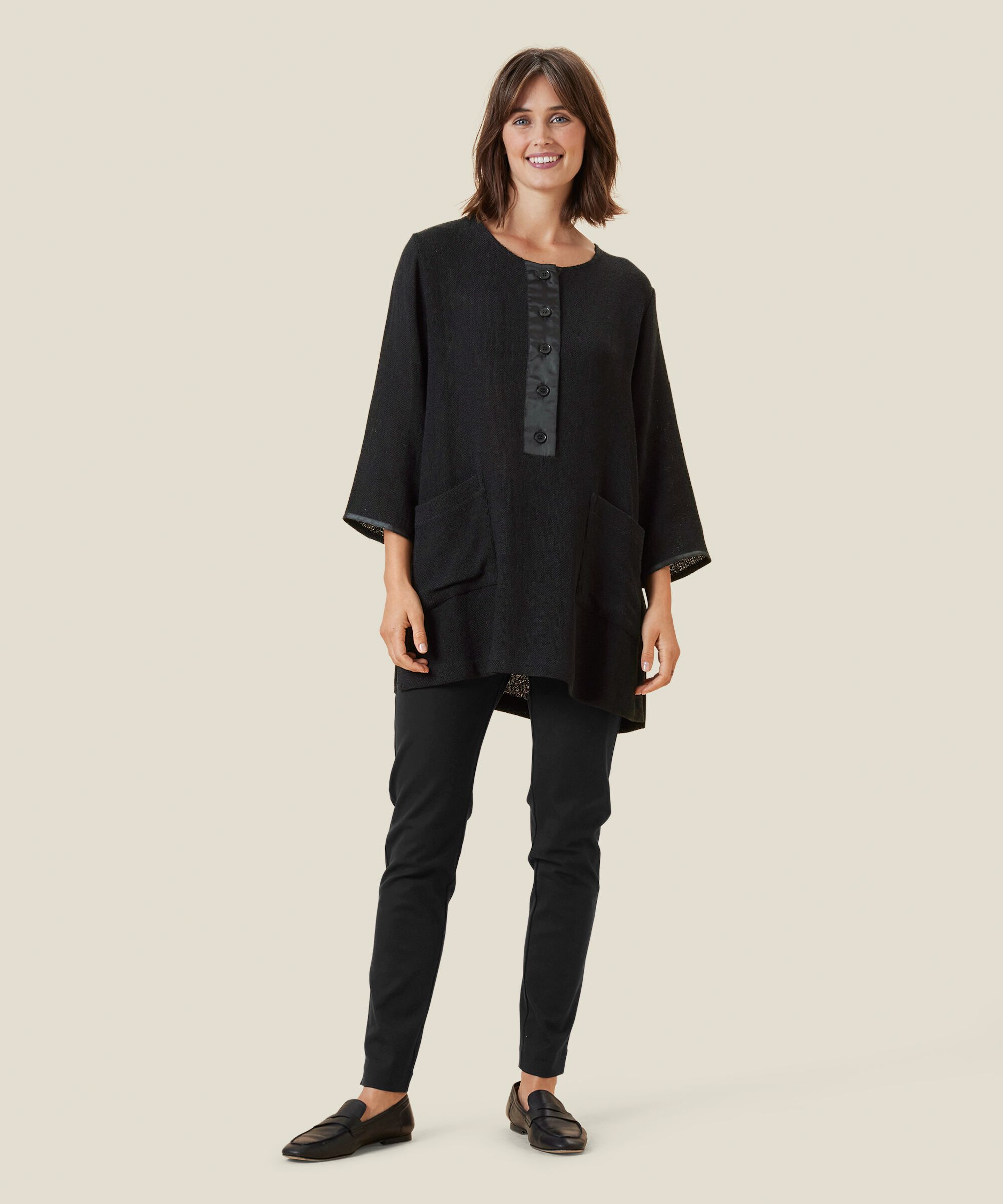 GILIANA TUNIC, Black