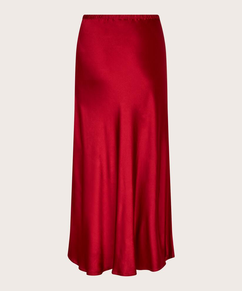 Sybil Skirt, Red Dahlia