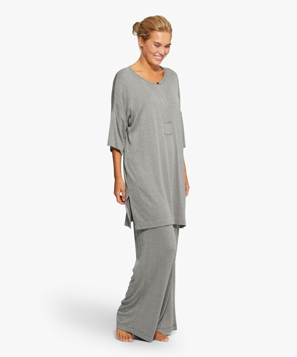 GRY TUNIC, D. Grey mel.
