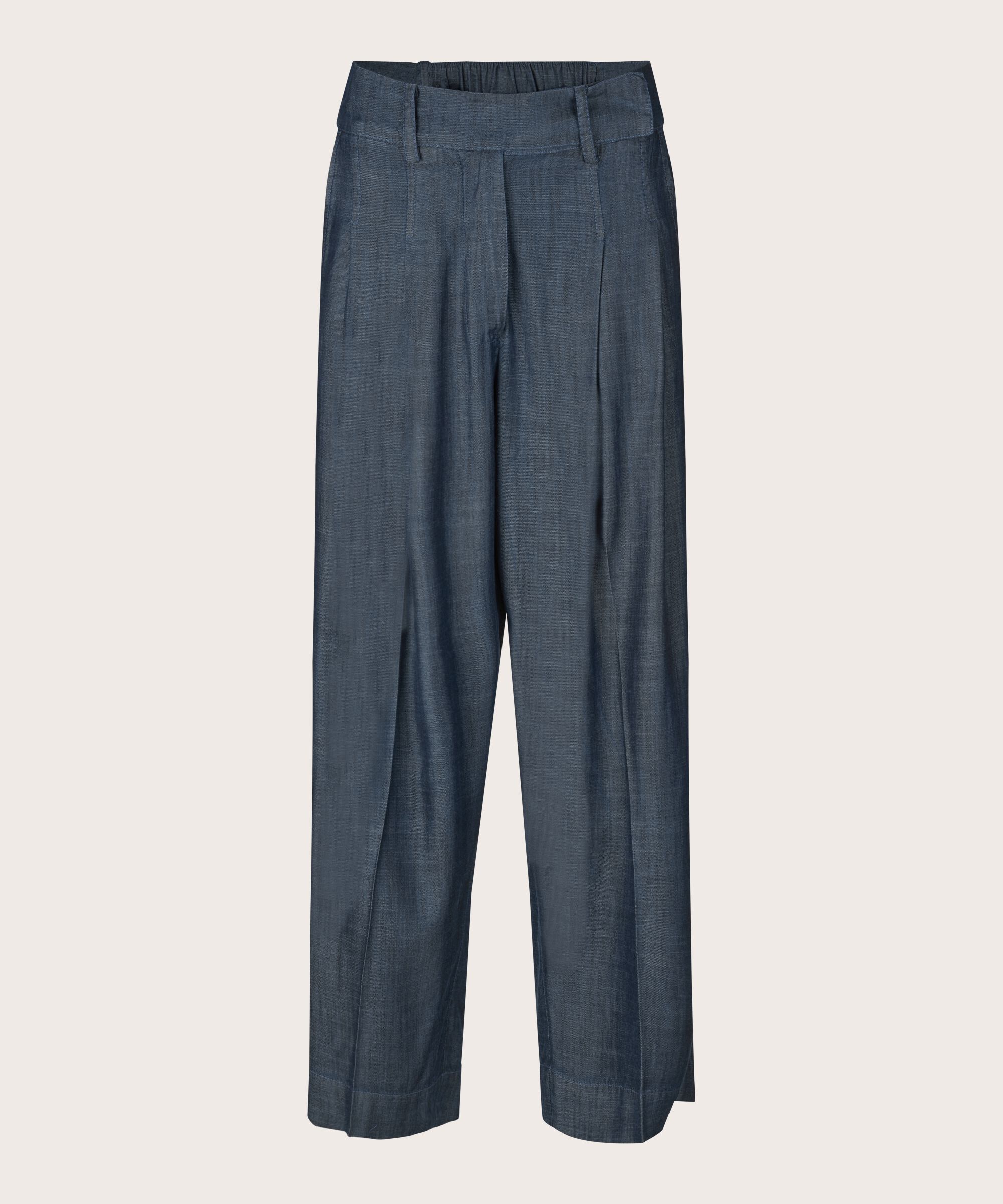 Perlinas Trousers, Blue Denim