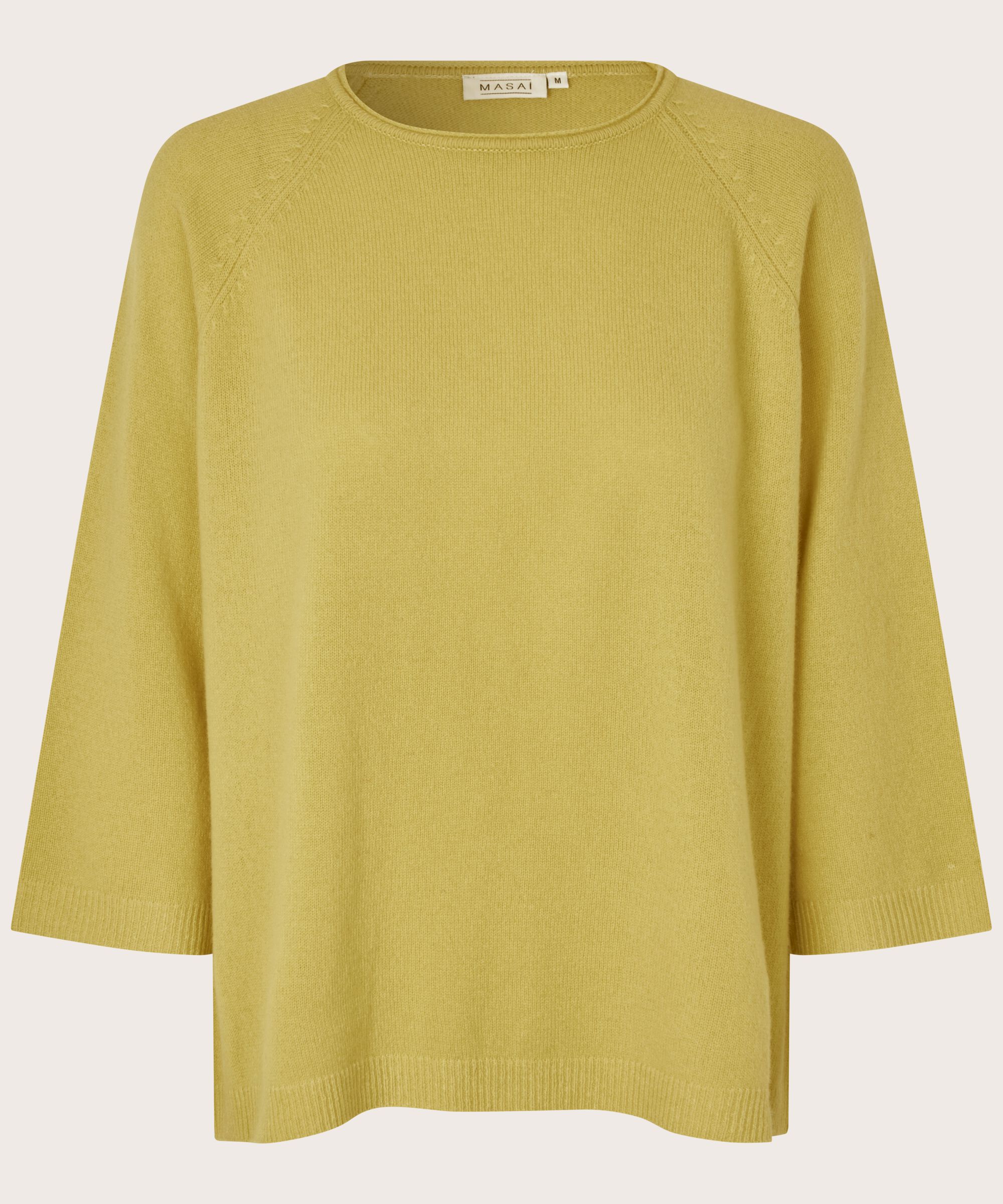 Fabizia Woolen Jumper, Muted Lime