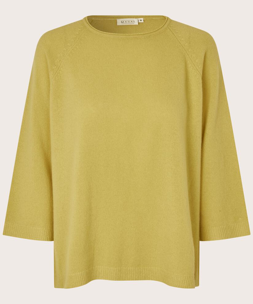 Fabizia Woolen Jumper, Muted Lime