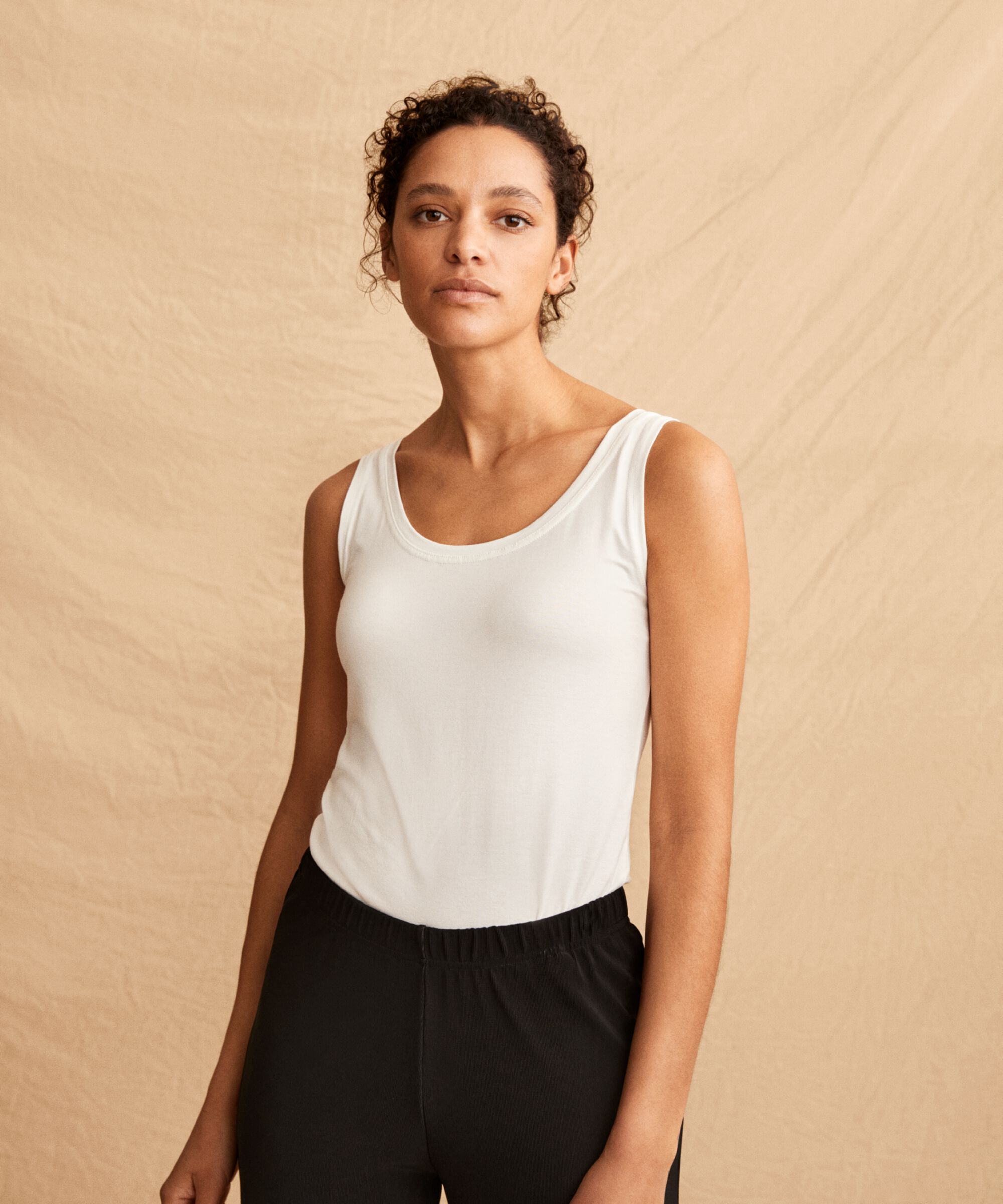 Els JERSEY Top, Cream