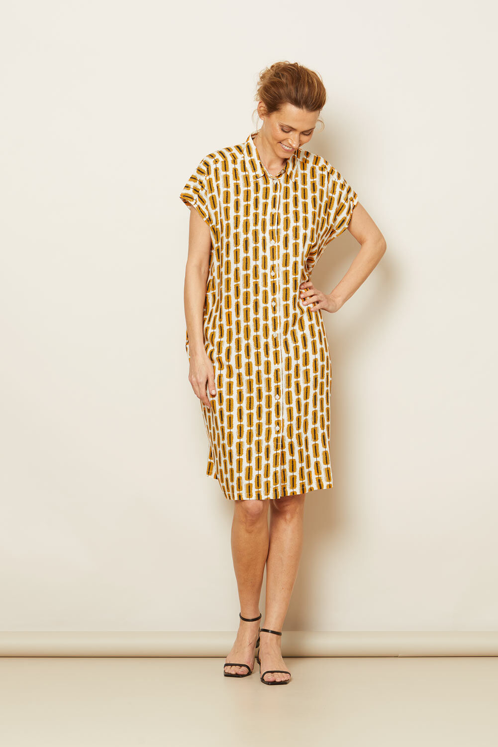 NELLA DRESS, Inca Gold