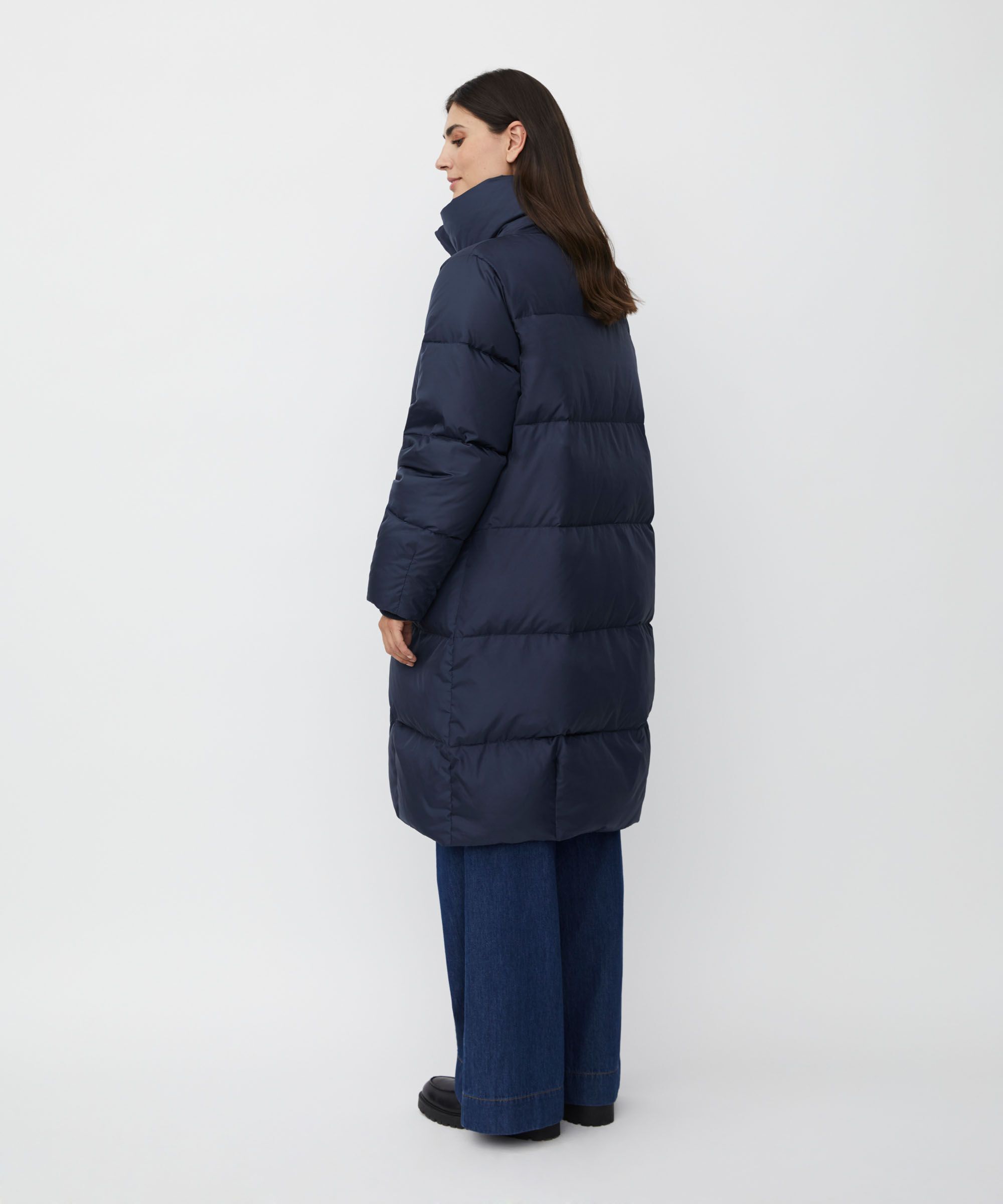 Torinna Down Coat, Mood Indigo