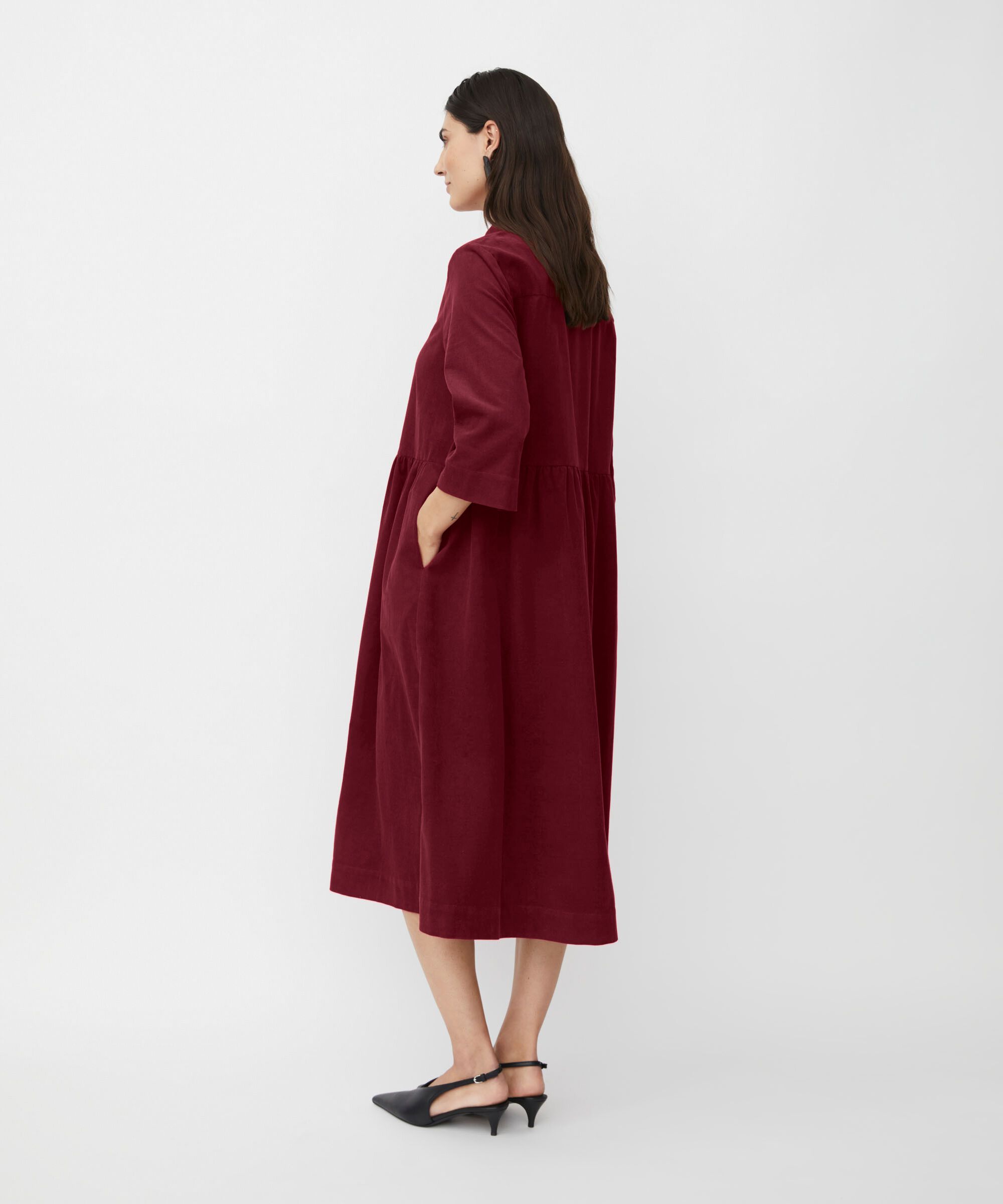 Nynisla Shirt Dress, Tawny Port