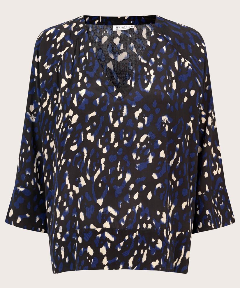 Benika Blouse, Medieval blue