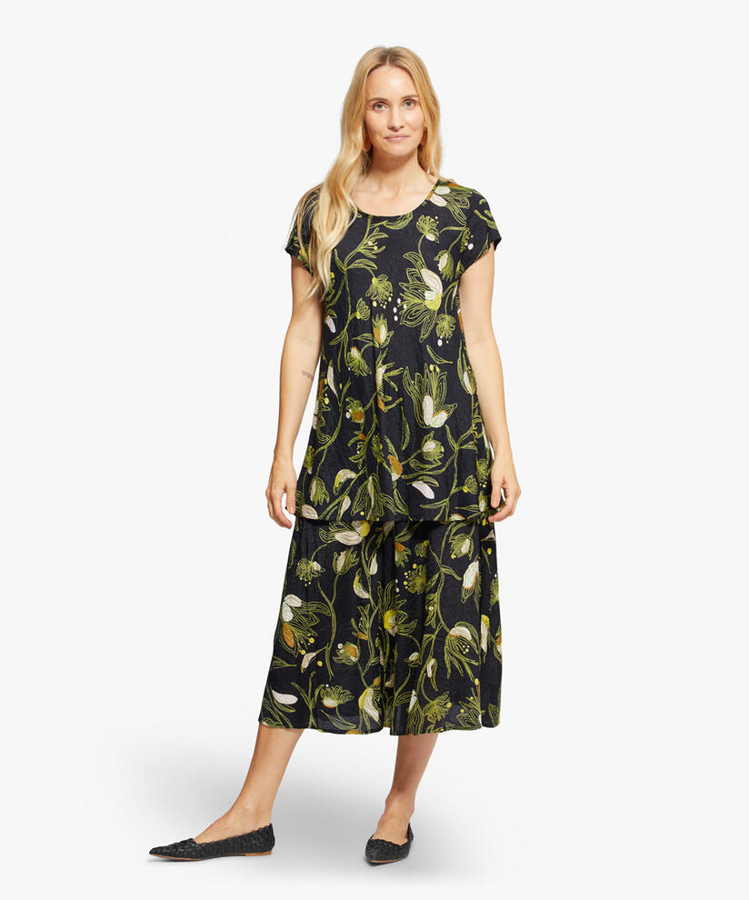 SONDRA SKIRT, Green Sheen