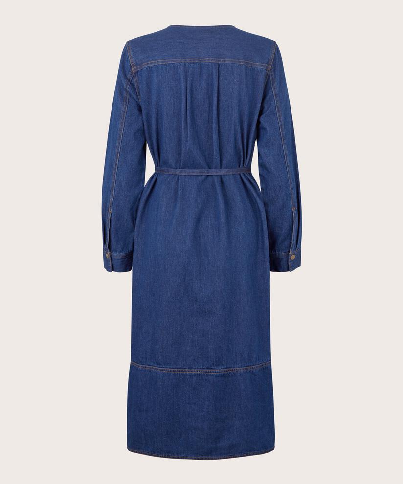 Nisha Dress, Dark Denim