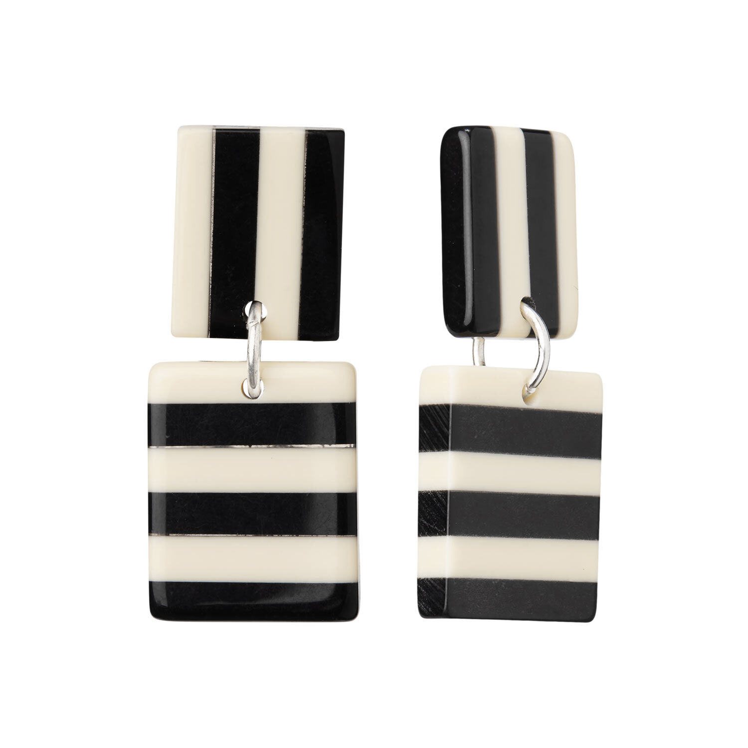 RENITTA EARRINGS, Black