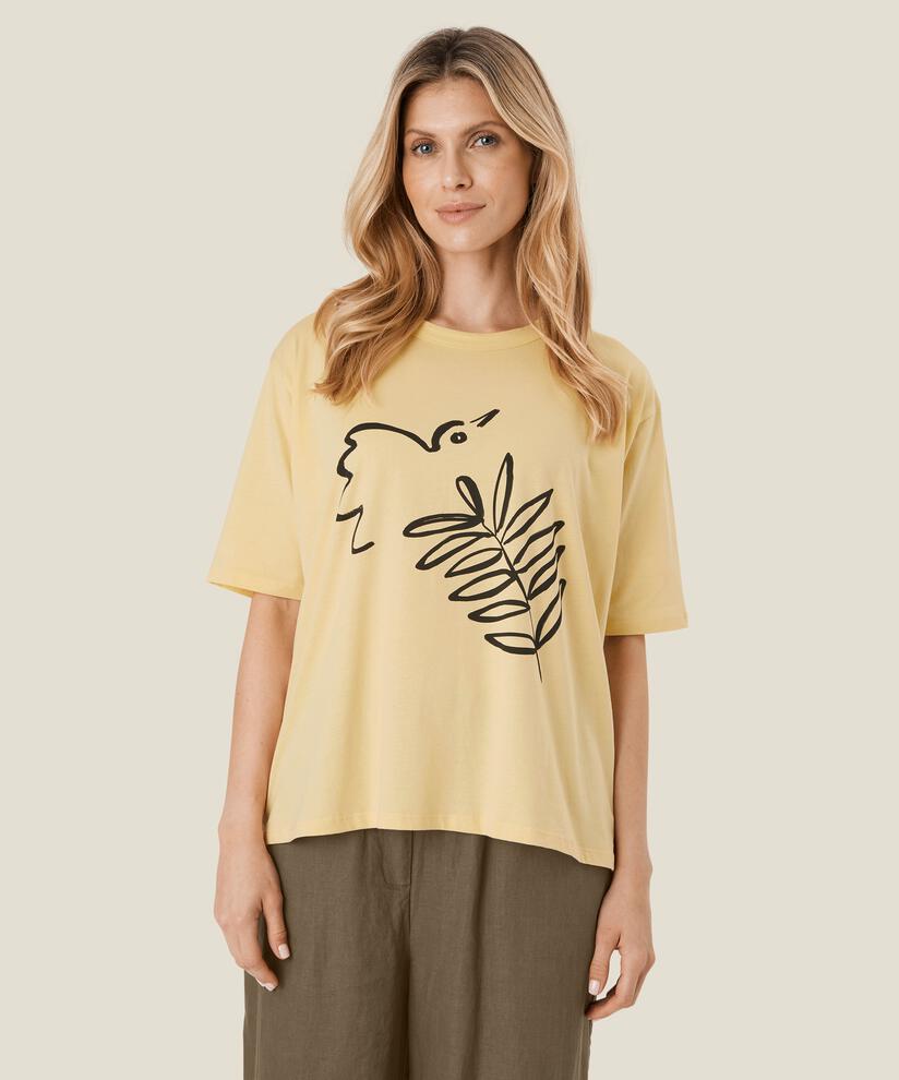 Doreann JERSEY Top, Raffia, hi-res