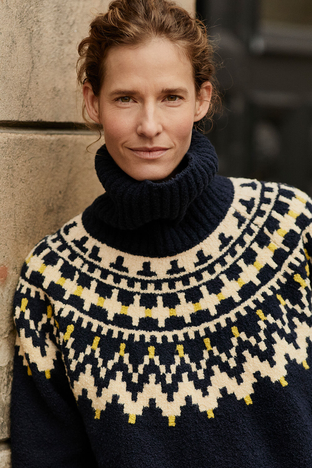 Fatima Pullover - Navy Blazer