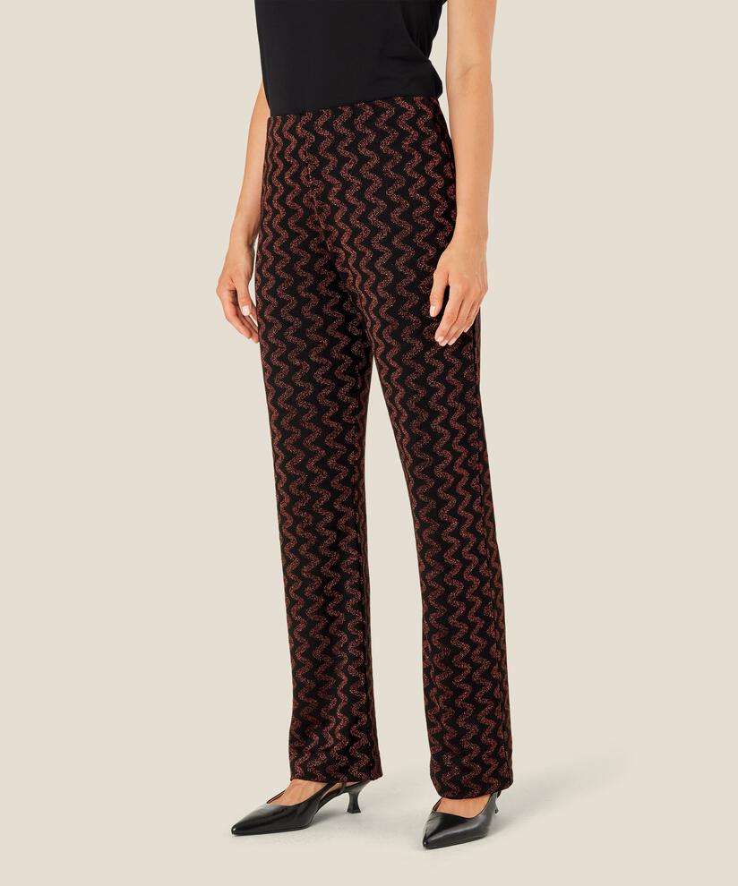 Paige JERSEY Trousers, Picante