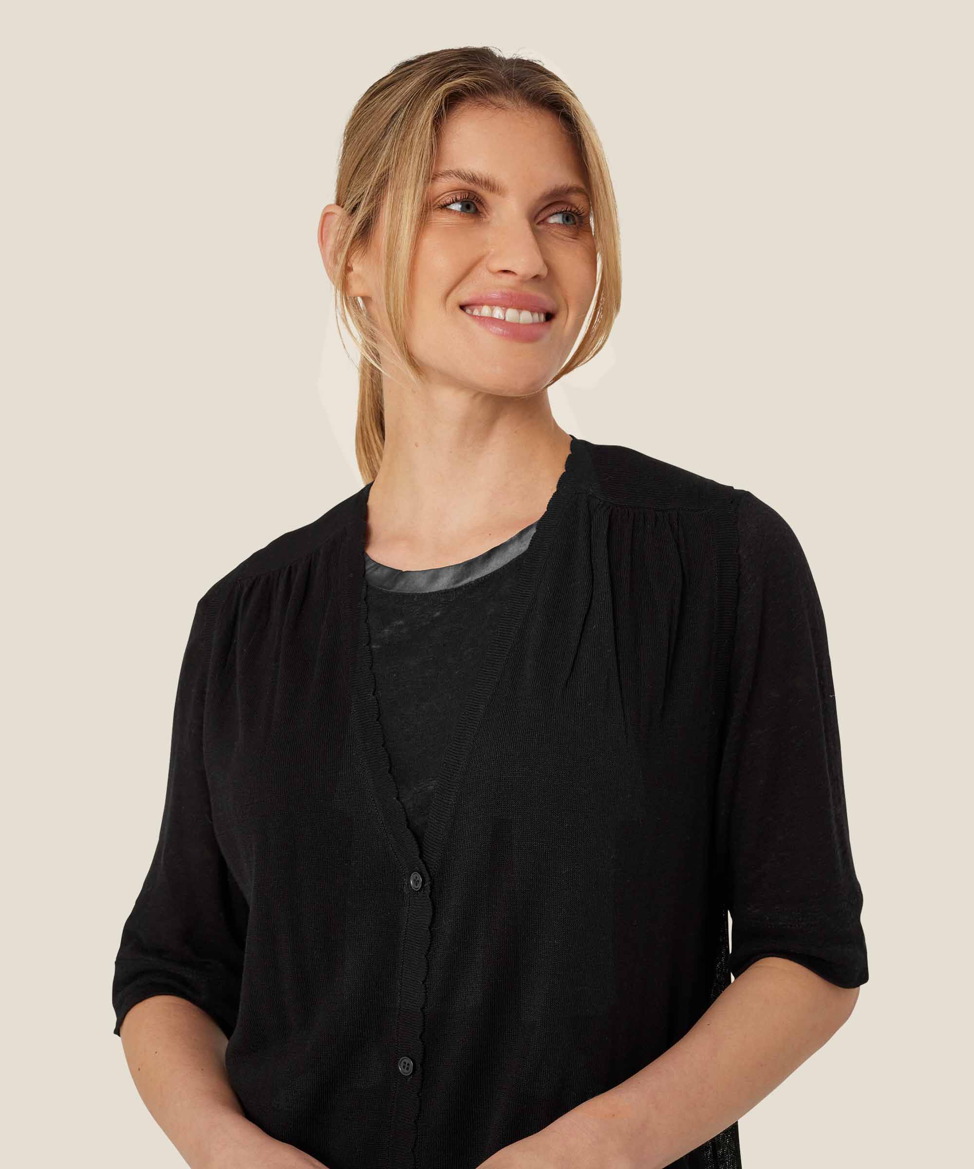 Laken Cardigan, Black