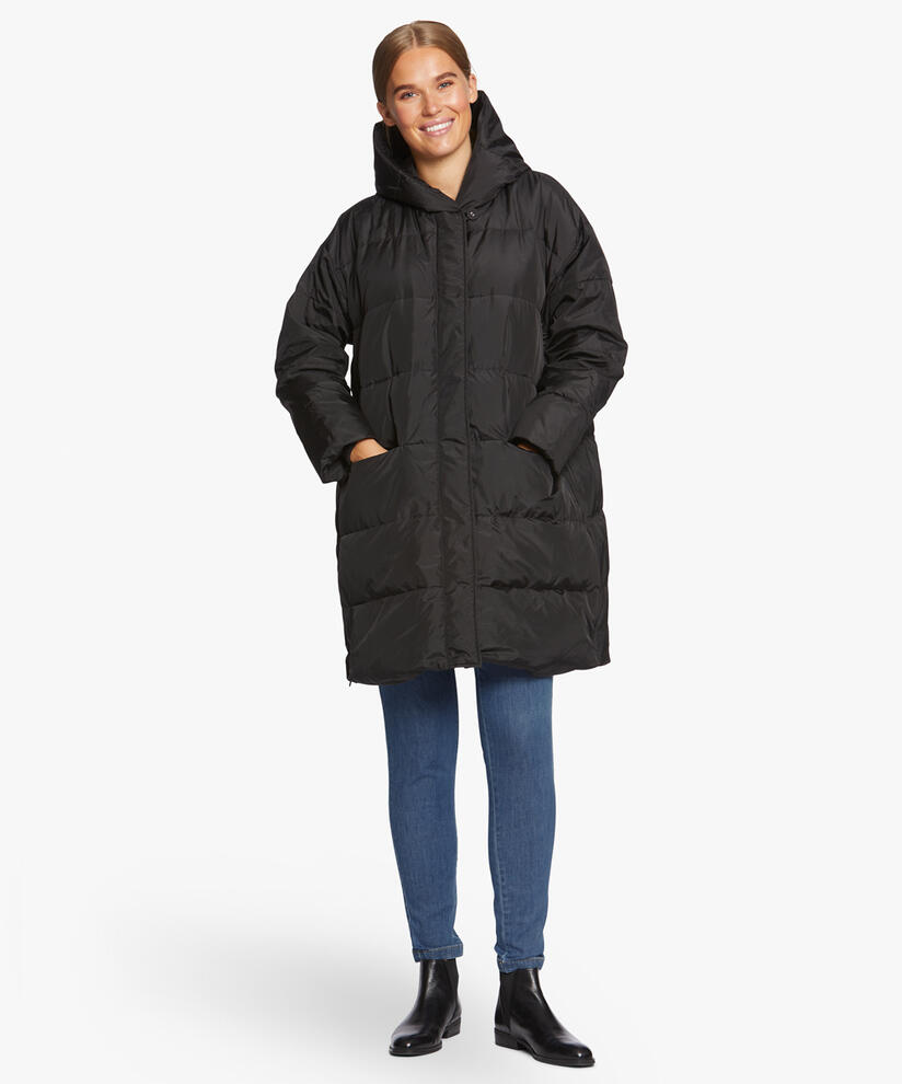 THILDE DOWN COAT, Black