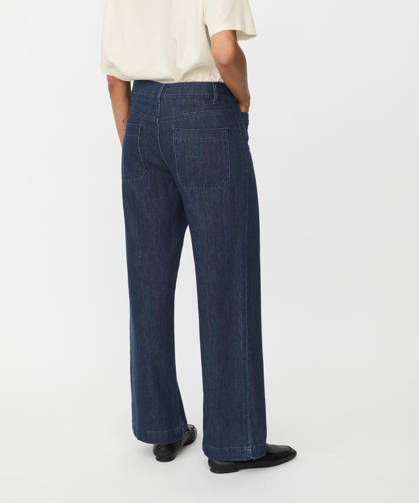 Partenope Denim Trousers, Dark Denim