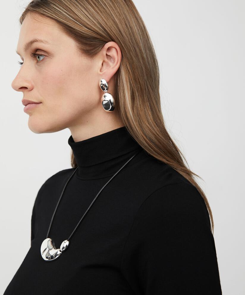 Rayani Earrings, Silver