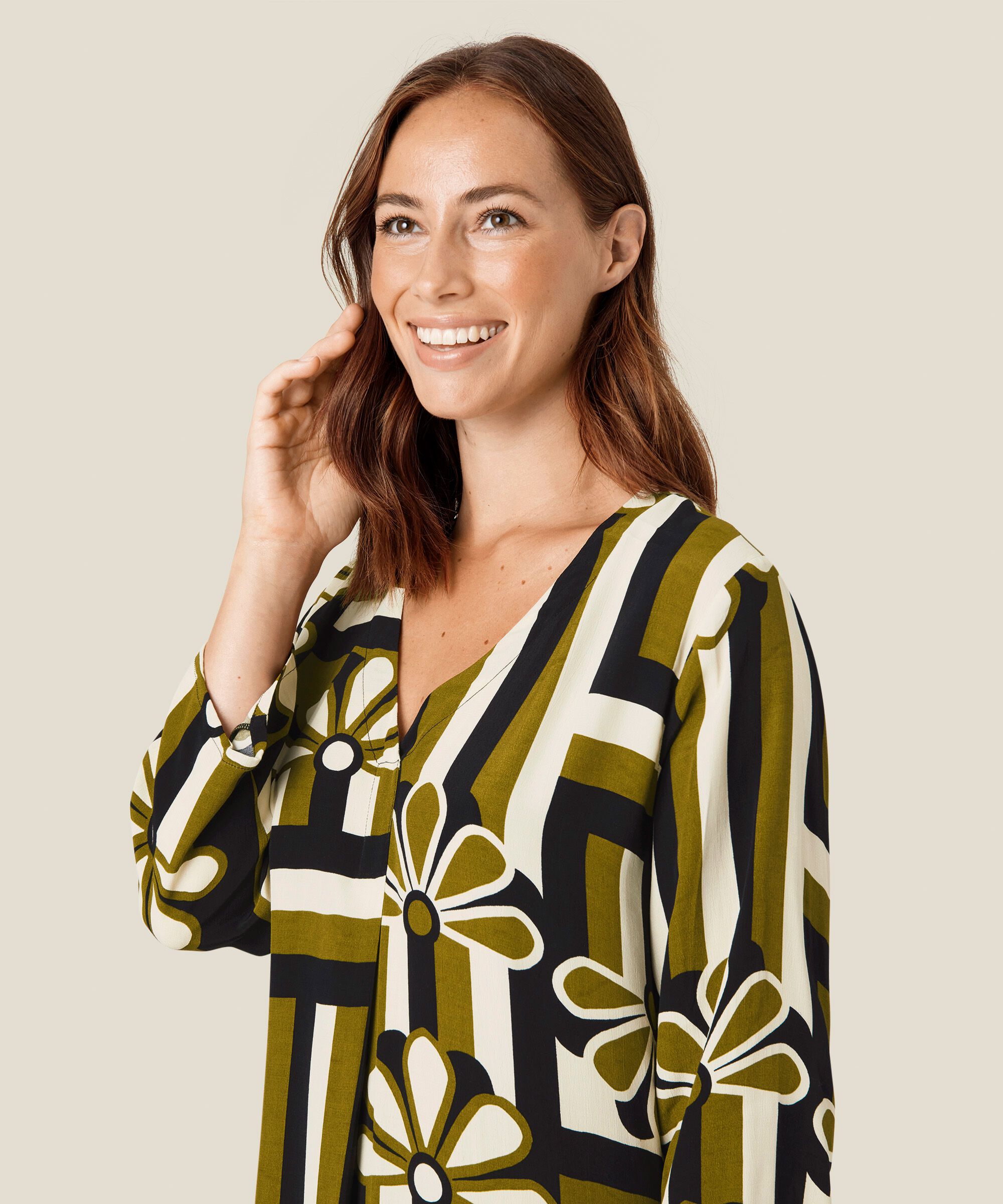 Nodetta Dress, Fir Green