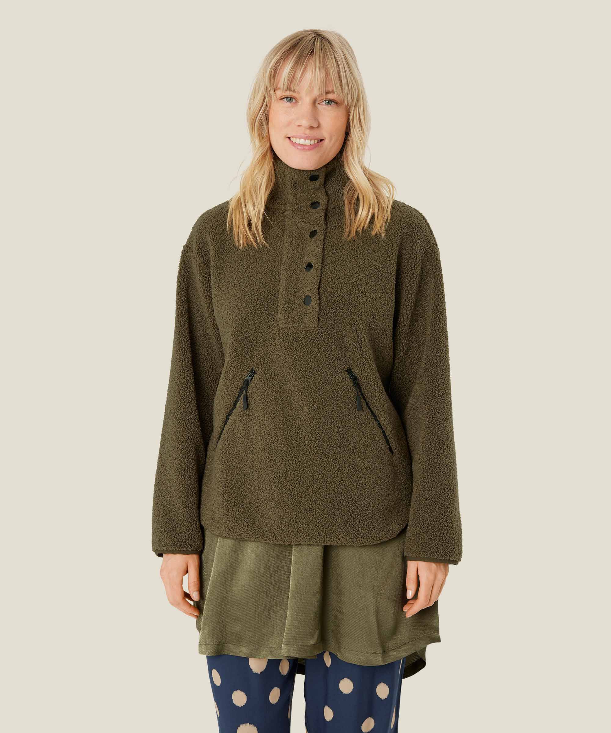 Biner Teddy Fleece Jumper, Sea Turtle