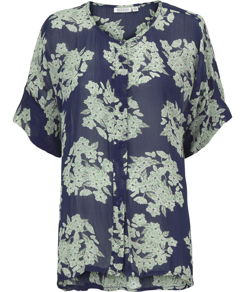 IESHA SHIRT, Medieval blue