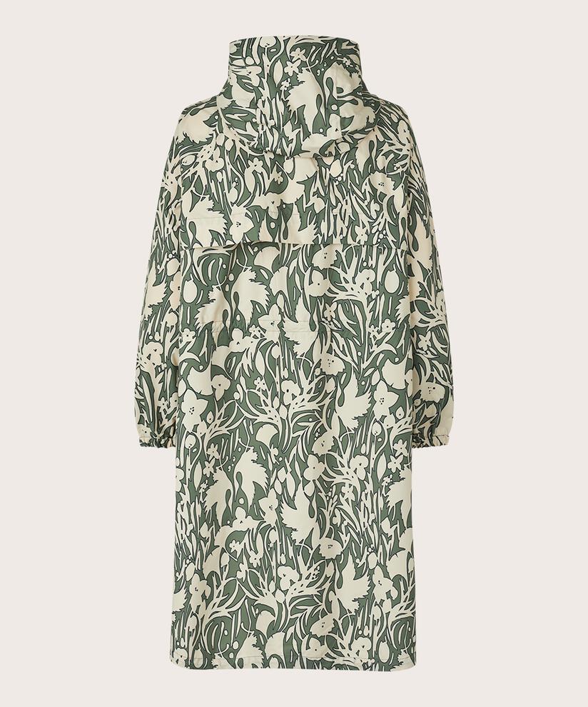 Trina Rain Coat, D. Lichen Green
