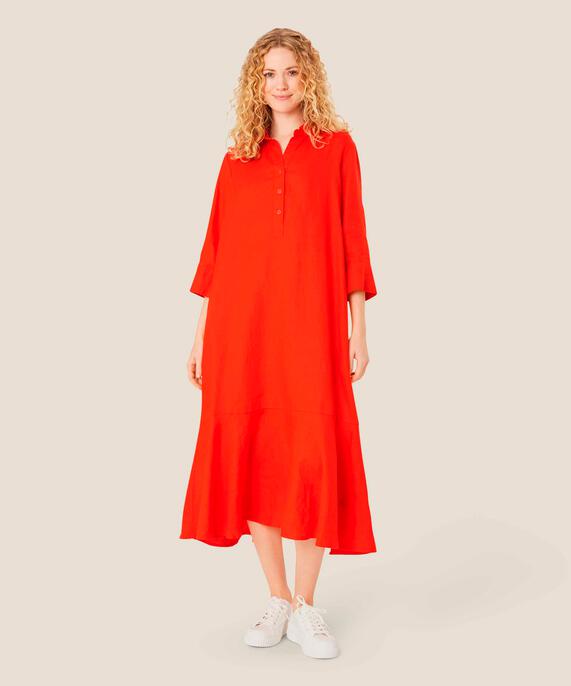 Nimuene Dress, Orange com