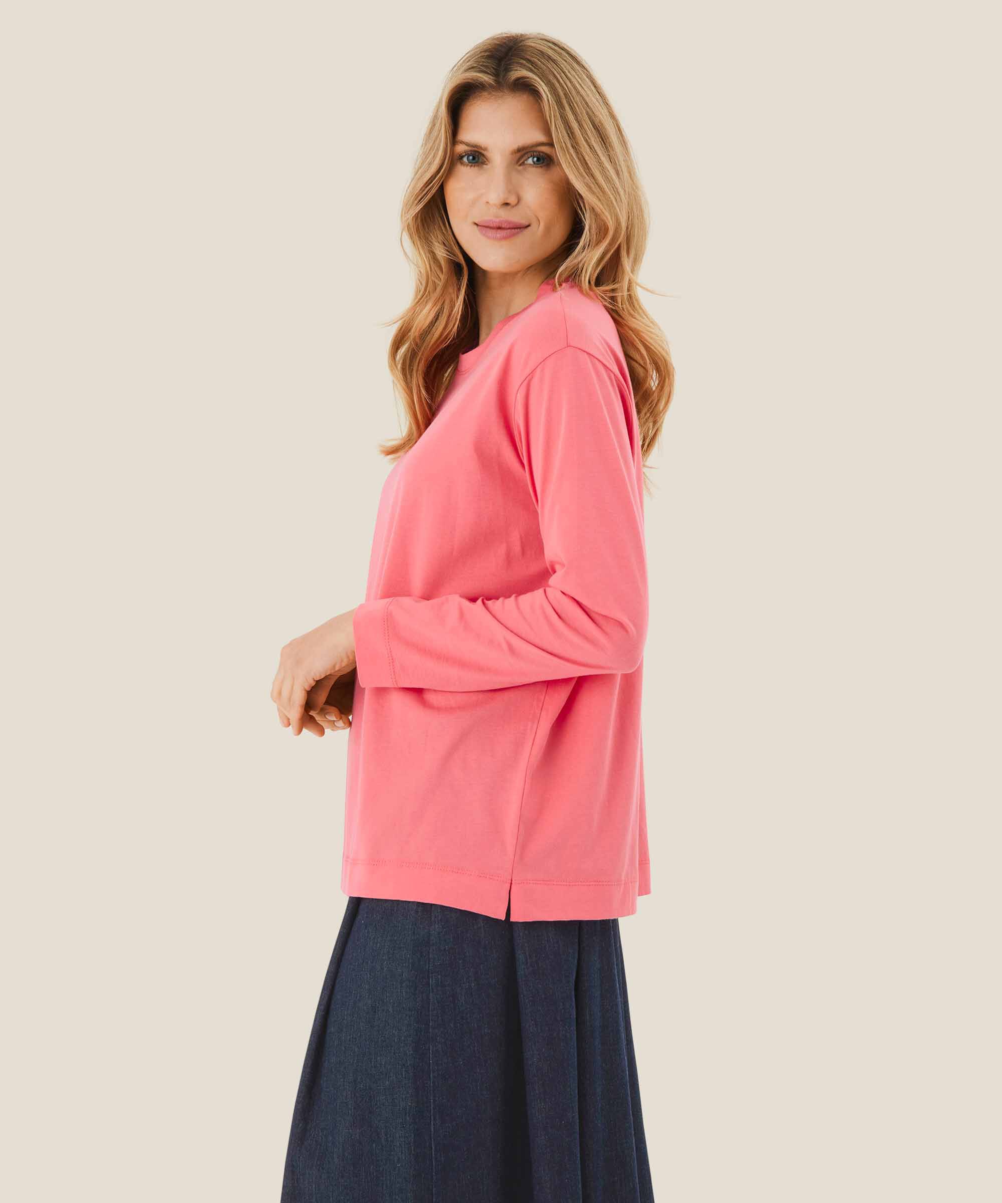 Bonita JERSEY Top, Calypso Coral