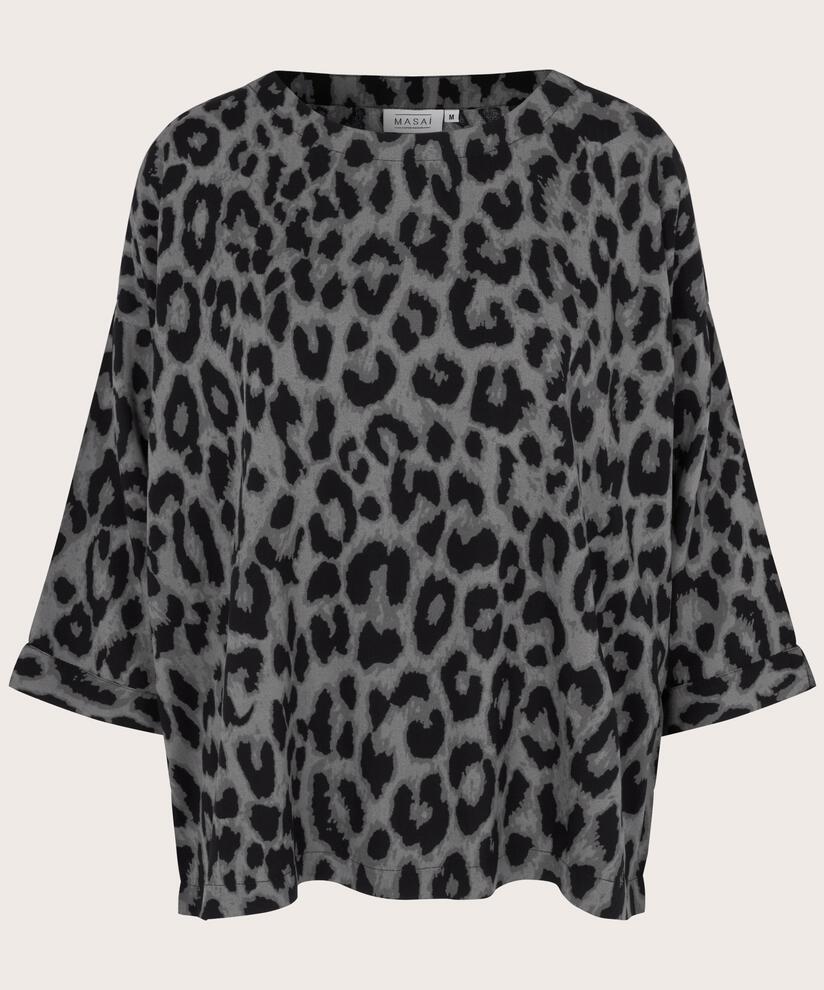 Becca Blouse, Steel Grey