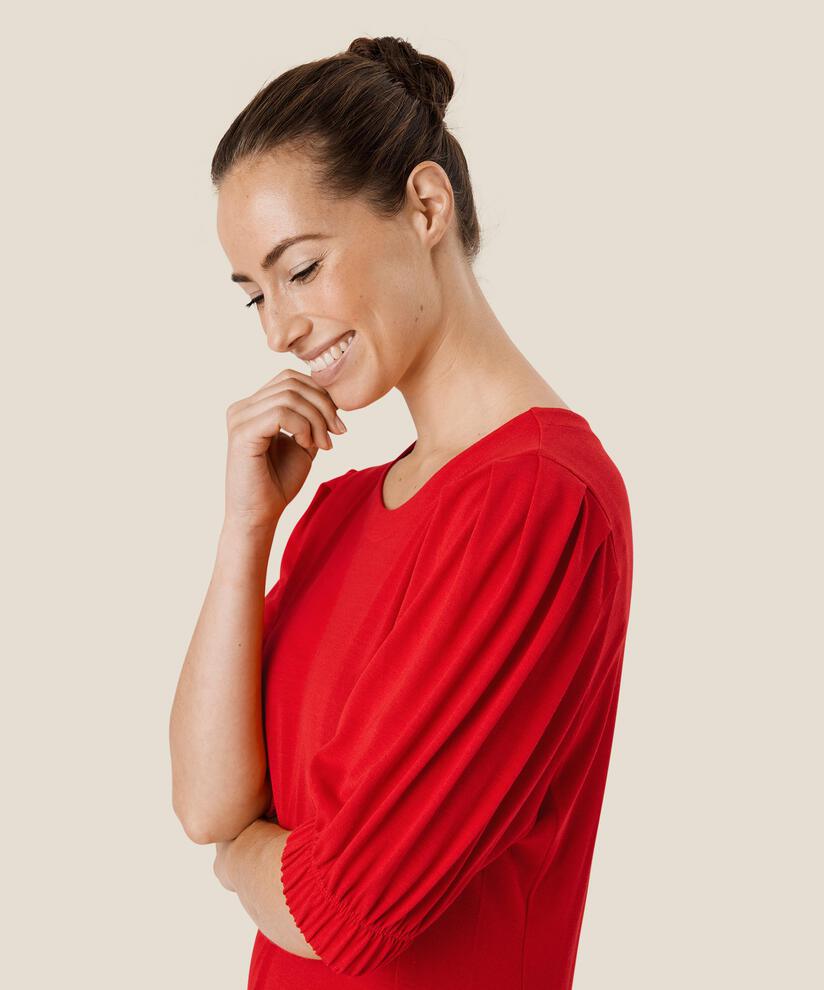 Nalan JERSEY Dress, Goji Berry, hi-res
