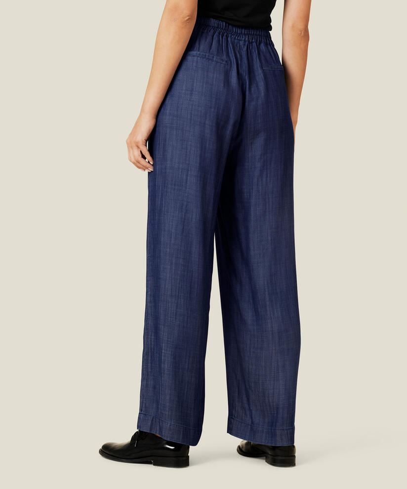 PERITA TROUSERS, Dark Denim, hi-res
