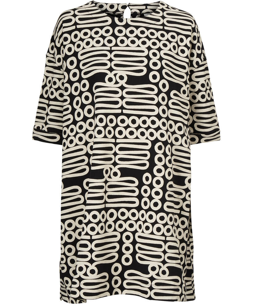 GASLA JERSEY TUNIC, Black