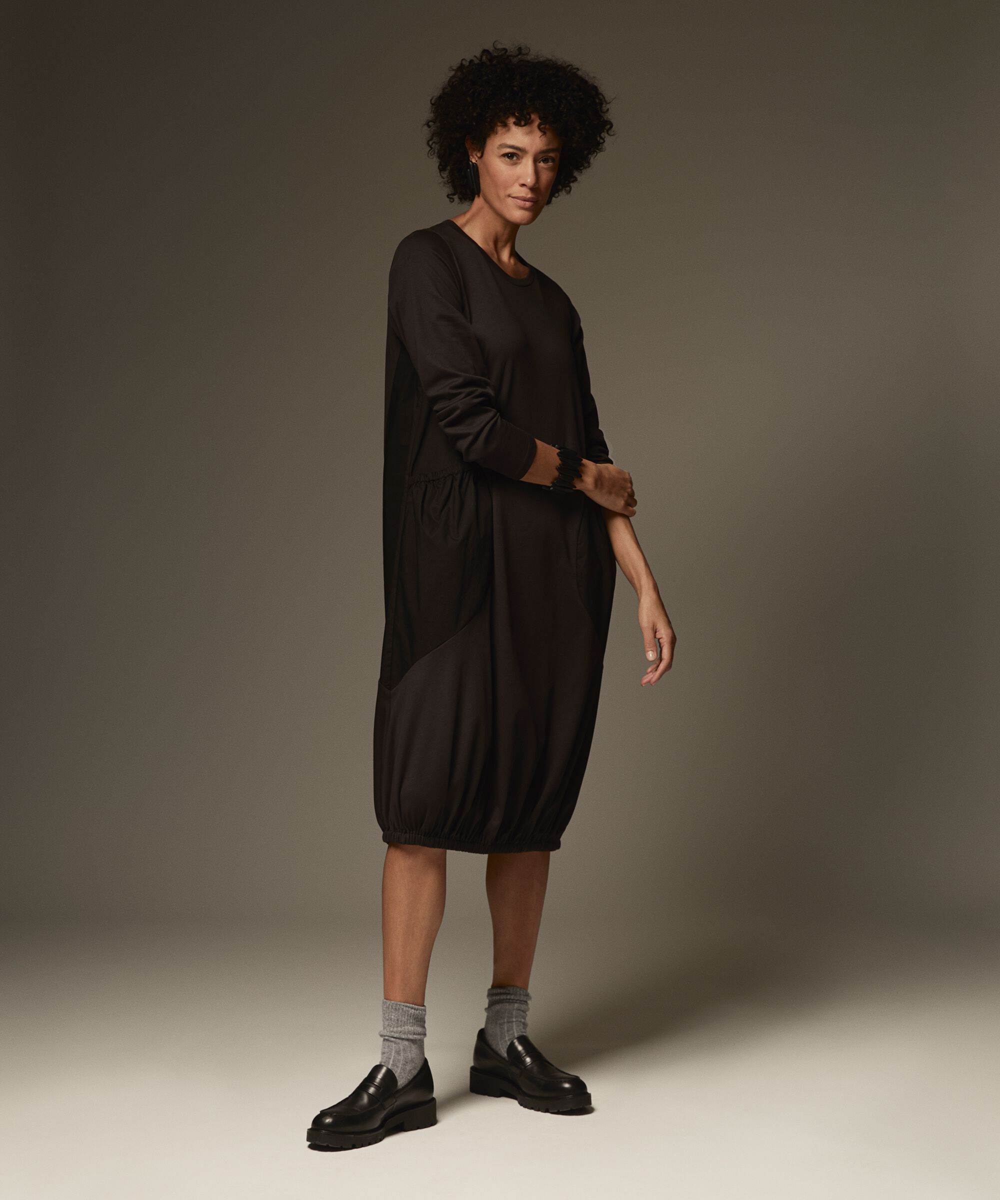 Nyphira JERSEY Dress, Black