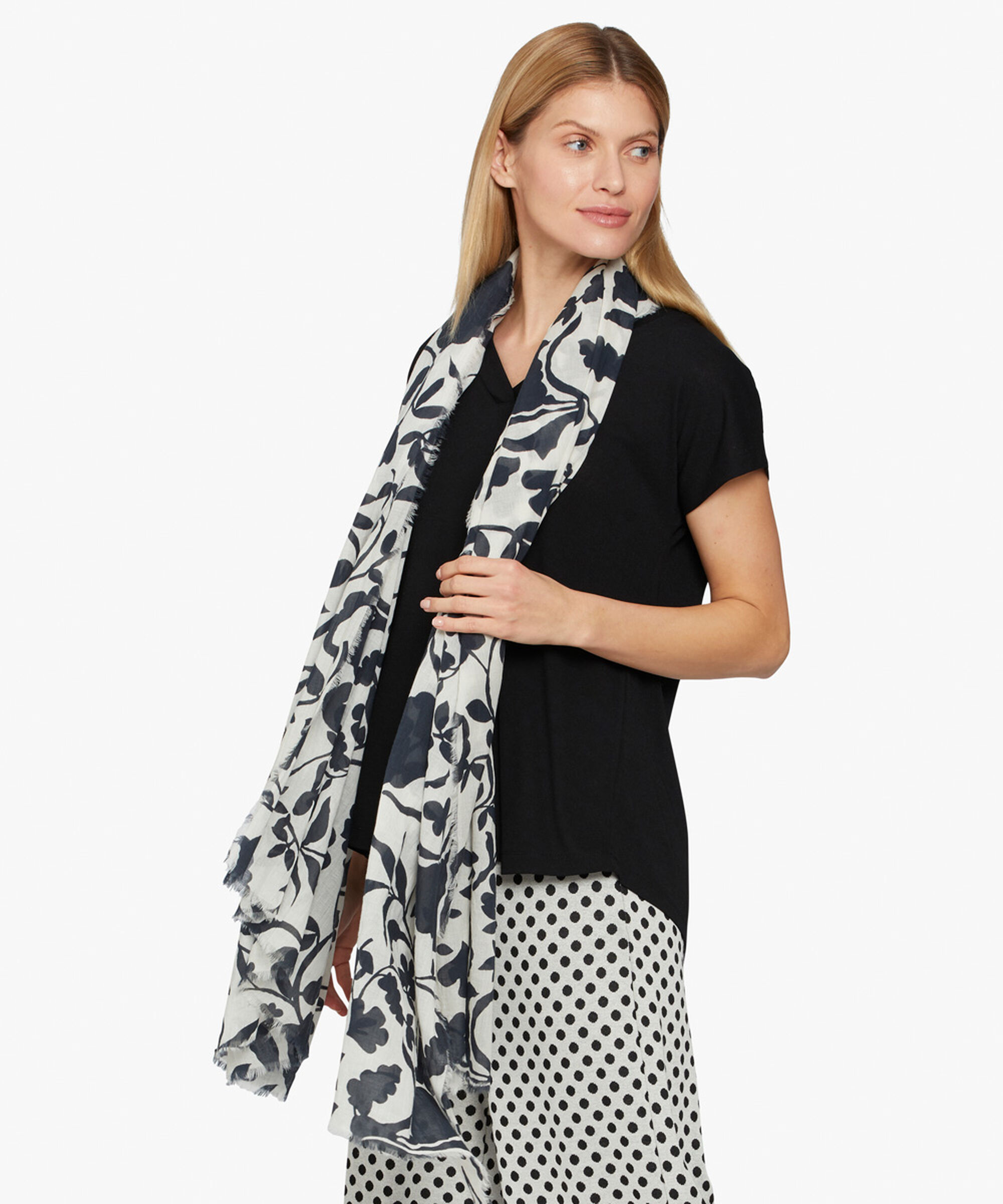 ANGIE SCARF, Whitecap